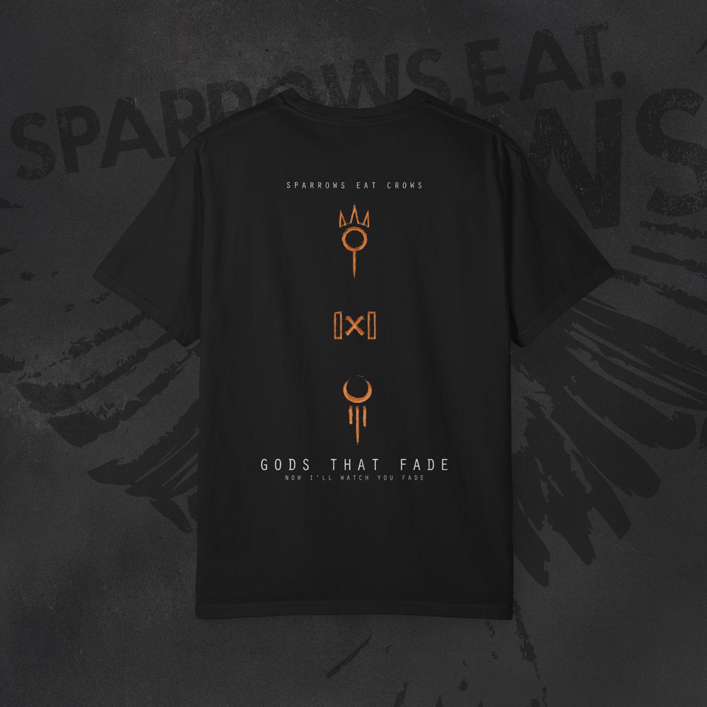 Gods That Fade shirt, back