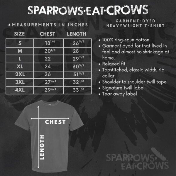 Sparrows Skull T-Shirt - Image 4